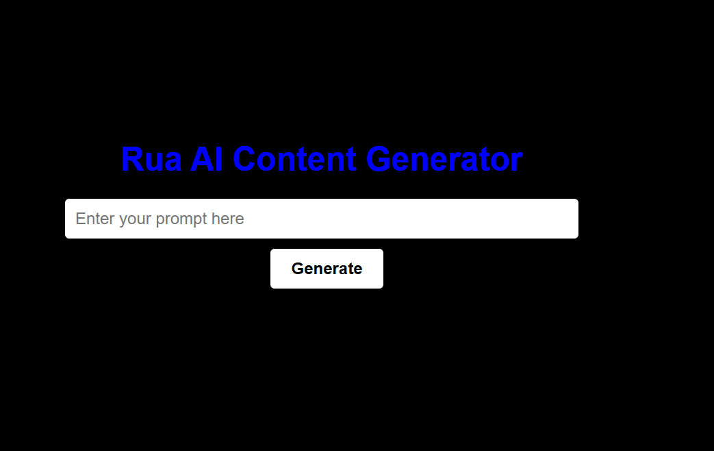 Rua Ai Project